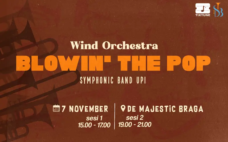 Symphonic Band UPI Siap Tampil di Festival Blowin’ The Pop 2026
