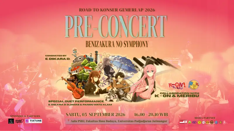 Pre-Concert Orkestra Unpad “Benizakura no Symphony”: Perpaduan Musik Orkestra dan Dunia Anime