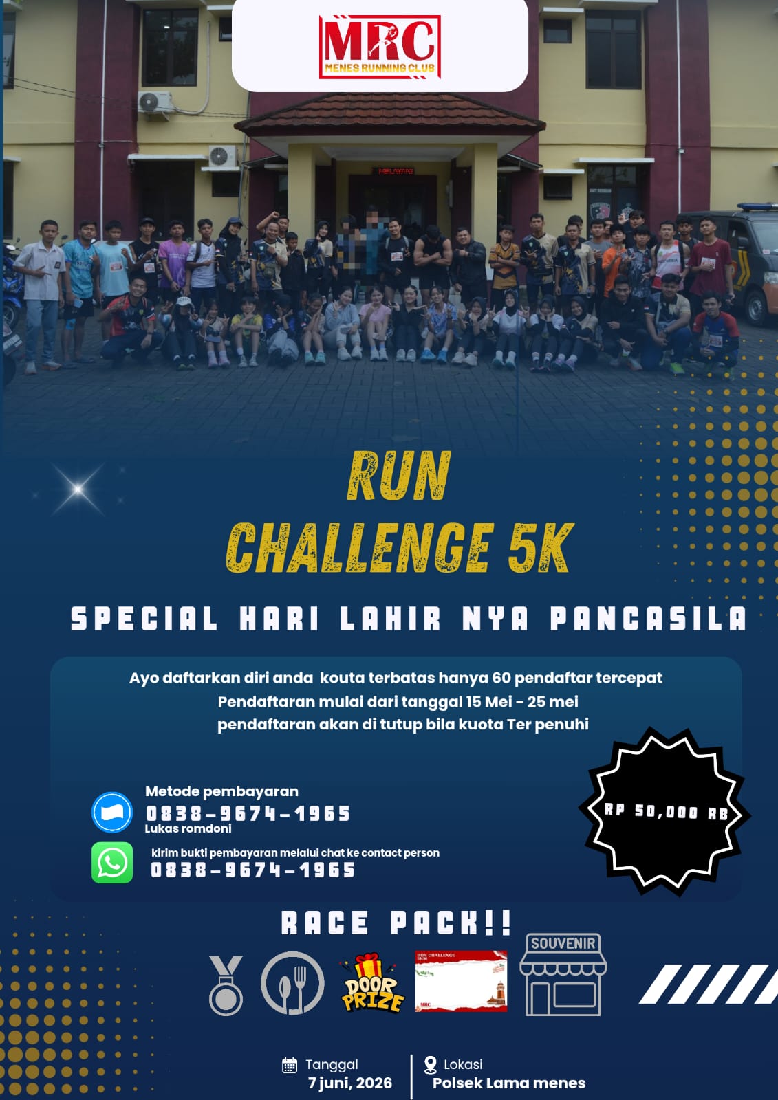 RUN CHALLENGE 5K – Special Hari Lahir Pancasila